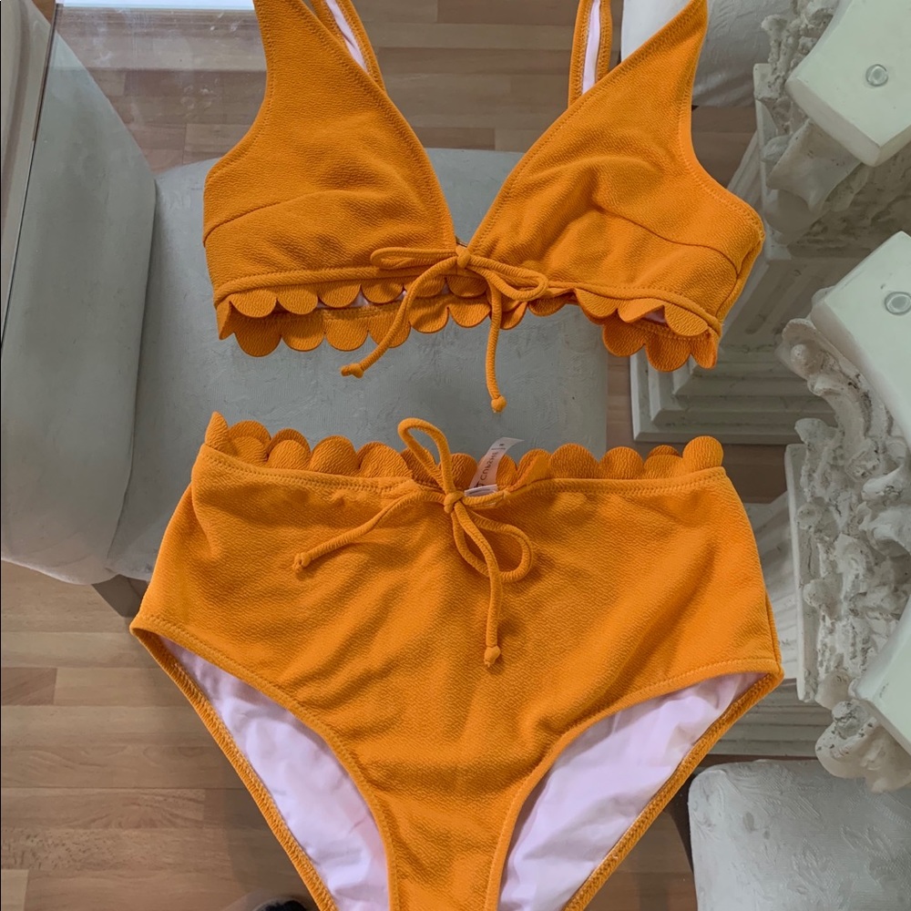 Two piece bathing suit